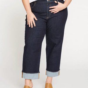UNIVERSAL STANDARD Stevie High Rise Straight Cuffed Jeans 27" Size 22